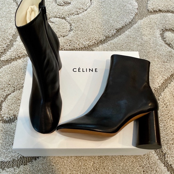 Céline Elliptic Nappa Lambskin Ankle Boot - Picture 3 of 8